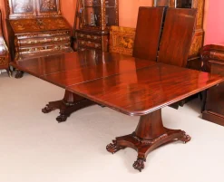 Antiker George IV Regency Esstisch, 19. Jh