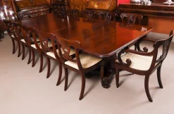 Antiker George IV Regency Esstisch, 19. Jh