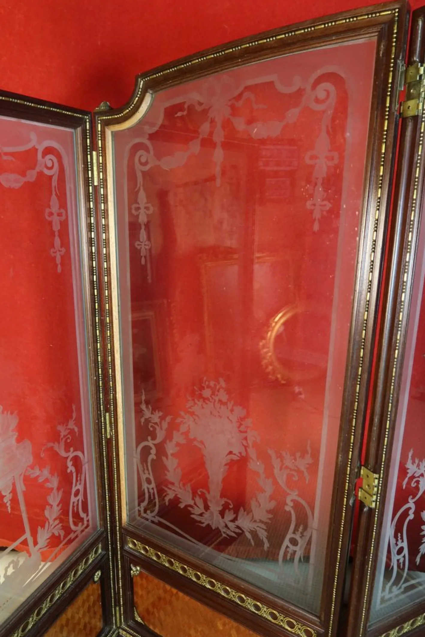 Antiker Glasschirm