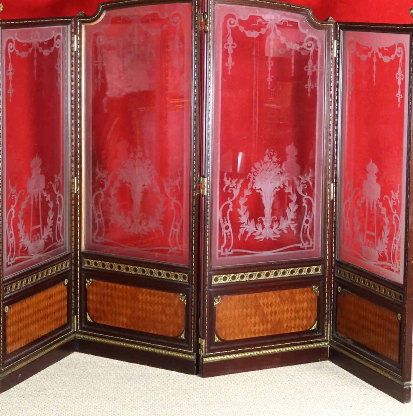 Antiker Glasschirm