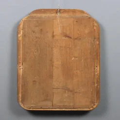 Antiker italienischer Spiegel mit vergoldetem Holzrahmen in Mecca, 1800er