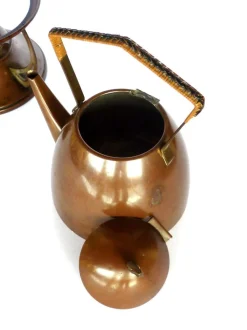Antiker Jugendstil Teekessel auf Ständer von WMF, 2er Set