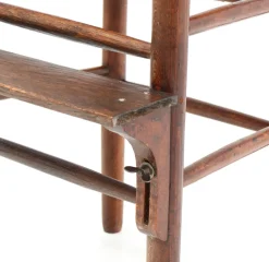 Antiker Kinderstuhl aus Buche, 19. Jh