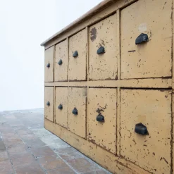 Antiker Ladenschrank mit Zehn Schubladen, Frankreich, 1900