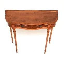 Antiker Regency Konsolentisch aus Eibenholz, 1950