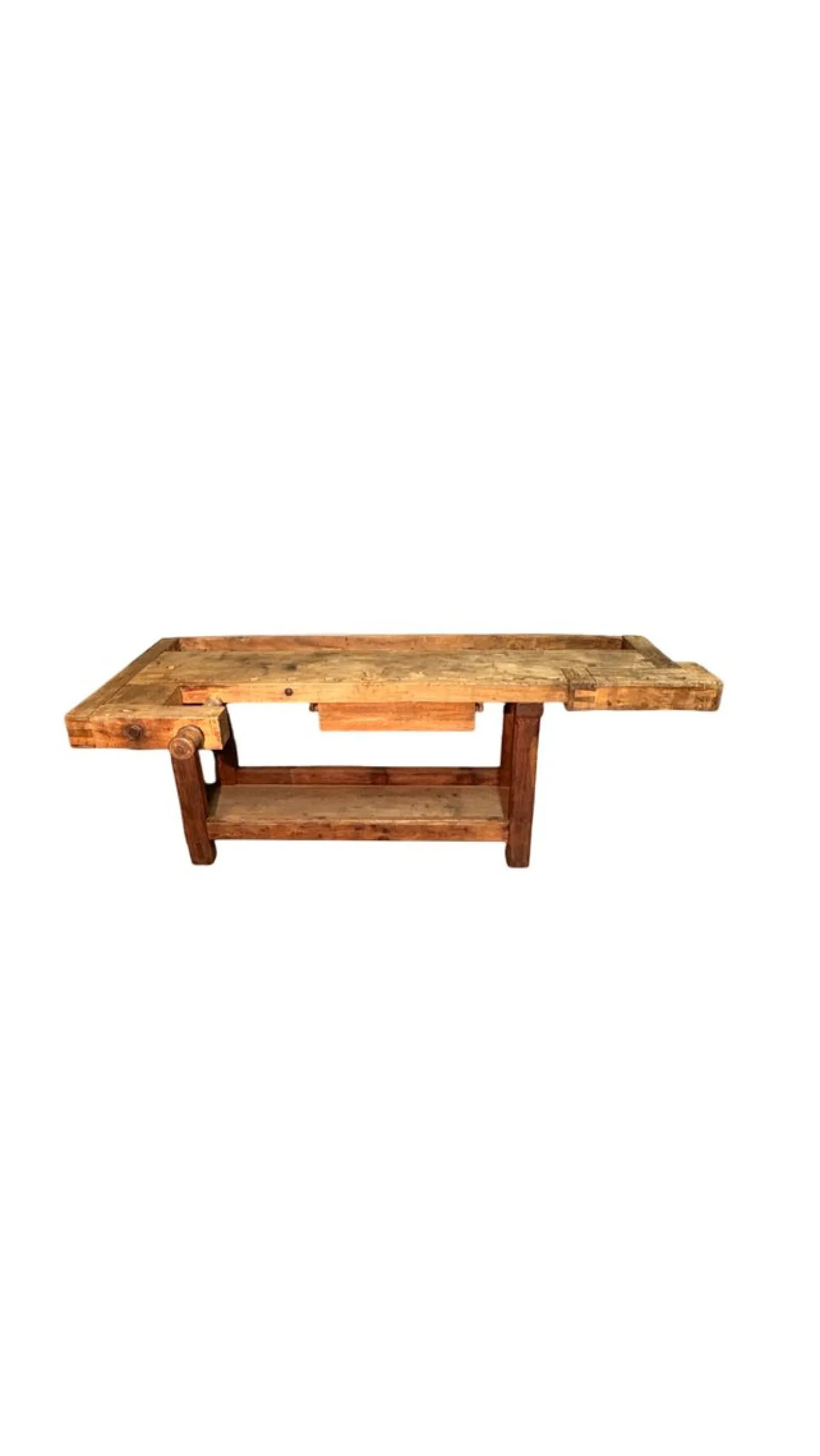 Antiker Tisch aus Apfelholz, 1800er