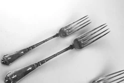 Antike Silbergabeln, 1900er, 12 Set