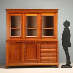 Antikes italienisches Sideboard aus Lärche mit doppeltem Korpus, 1800er