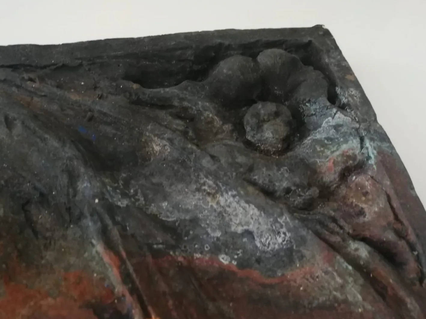 Antikes Leda-Relief aus Bronze