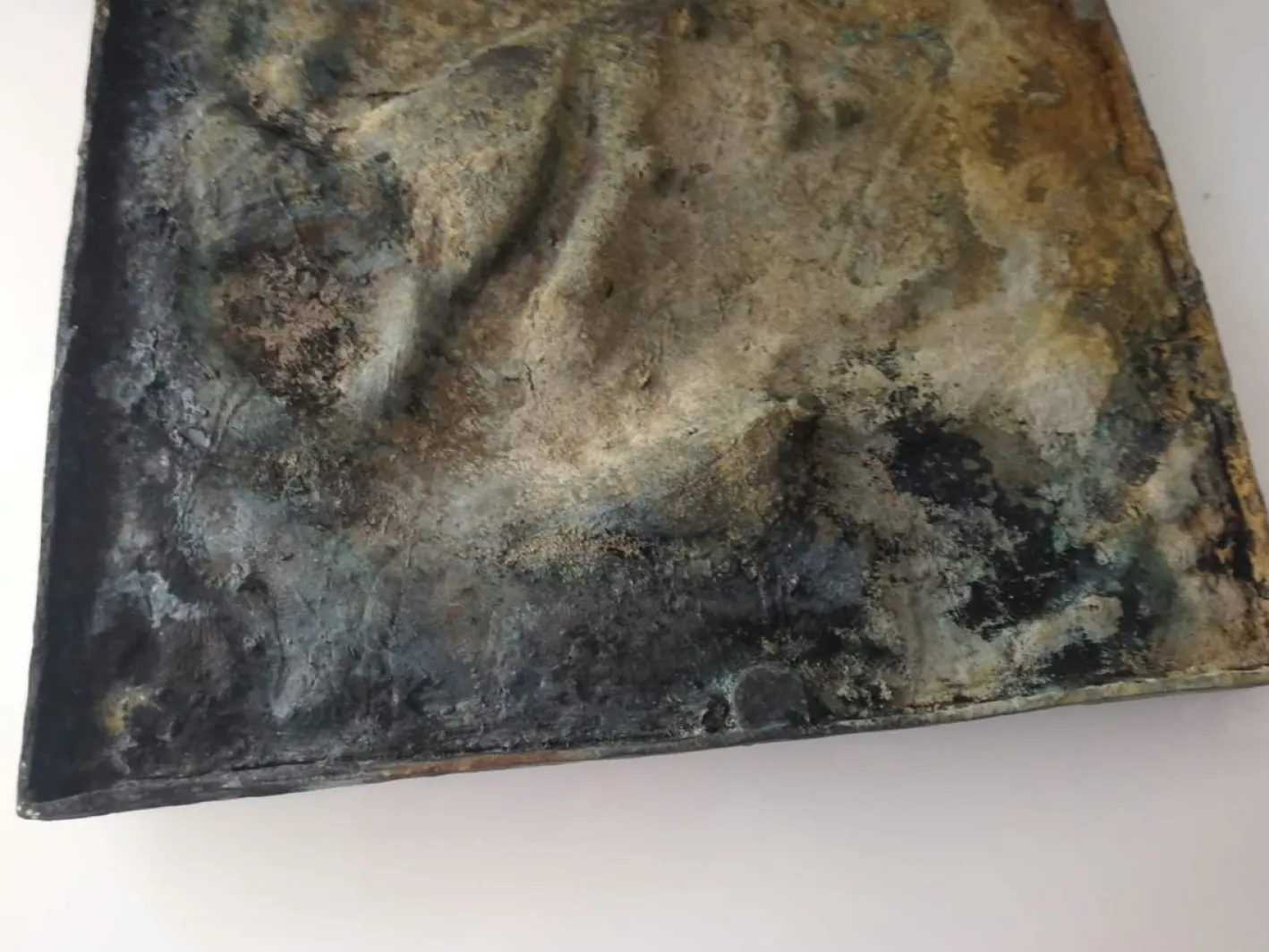 Antikes Leda-Relief aus Bronze