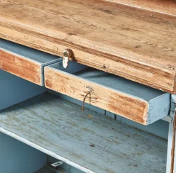 Antikes Schwedisches Buffet mit Geriffelter Front, 1790