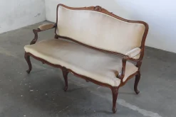 Antikes Sofa im Louis XV Stil, Frankreich, 19. Jahrhundert