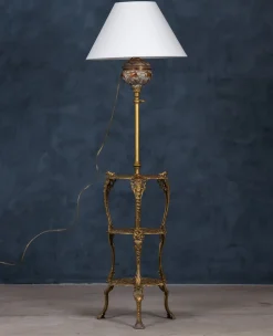 Antike Stehlampe, 1940er