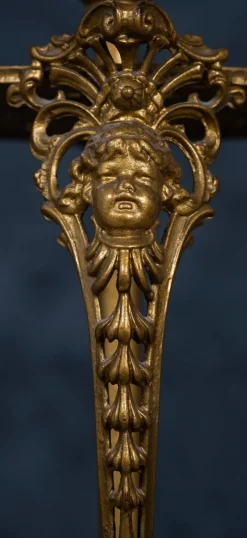 Antike Stehlampe, 1940er