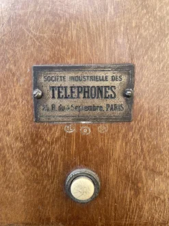 Antikes Telefon mit Salzkasten, 1890er
