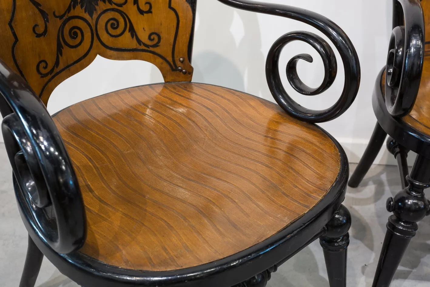 Antikes Tresillo Wohnzimmer Set, 3