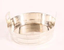 Antike viktorianische Butterteller aus Sterlingsilber, 19. Jh., 2 . Set