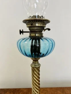Antike viktorianische Öllampe, 1860