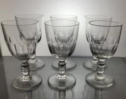 Antike Weingläser, 1890er, 6 . Set