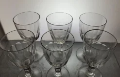 Antike Weingläser, 1890er, 6 . Set