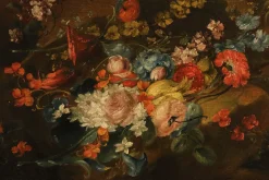 Antoine Monnoyer, Il Giovane, Stillleben mit Blumen, 1720, Öl auf Leinwand, 2er Set