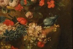 Antoine Monnoyer, Il Giovane, Stillleben mit Blumen, 1720, Öl auf Leinwand, 2er Set