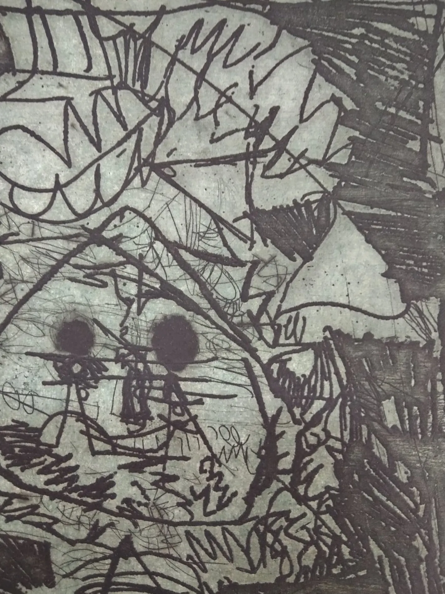 Antoni Clave, Ohne Titel, 1990, Gravur & Lithographie