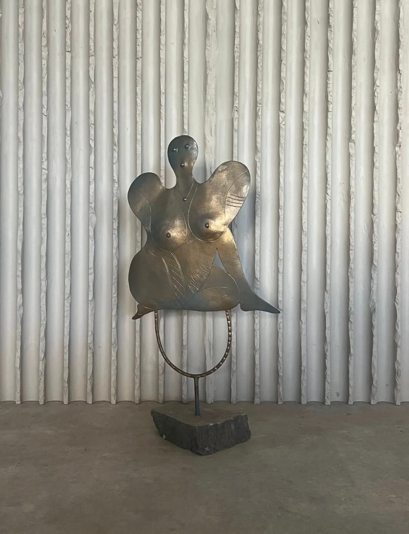 Antonio Misuraca, Aktkomposition, 1980er, Metall