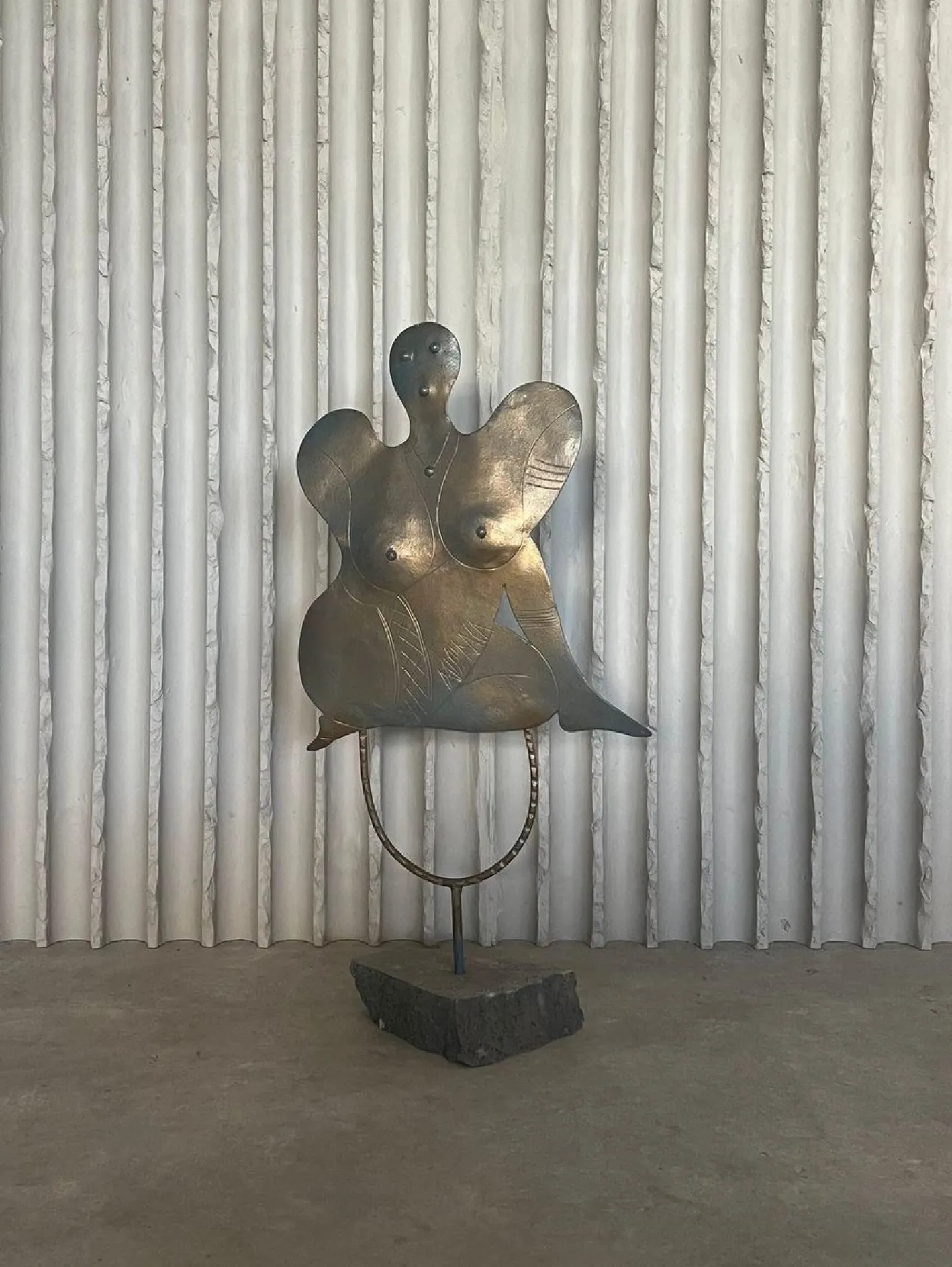 Antonio Misuraca, Aktkomposition, 1980er, Metall
