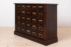 Apothekerschrank aus Eichenholz, 1920er