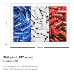 Archivierter Philippe Huart, Et Cetera, 2015 Pigmentdruck