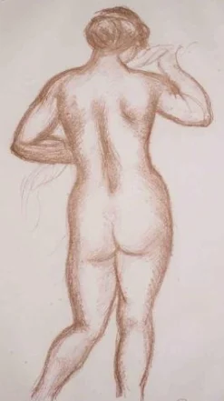 Aristide Maillol, Nu De Dos Edition von 50, 1920er, Radierung