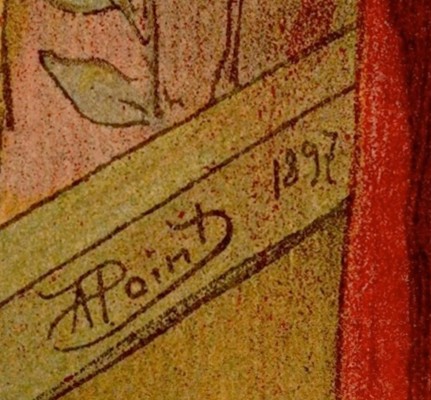 Armand Point, Légende Dorée, 1897, Lithographie auf Papier