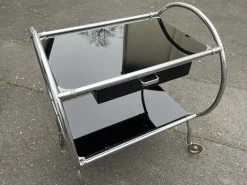Art Deco Barwagen aus Chrom, Deutschland, 1920er