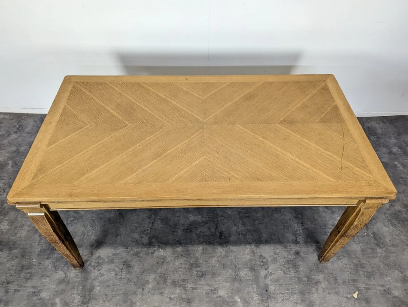 Art Deco Esstisch aus Eiche