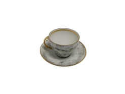 Art Deco Kaffeetassen von Ćmielów, Polen, 1960er, 4er Set
