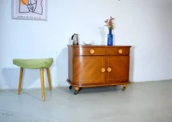 Art Deco Kommode auf Rollen, 1930er