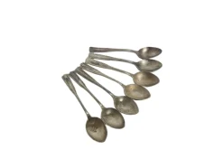 Art Deco Löffel aus Messing, 1950er, 6er Set
