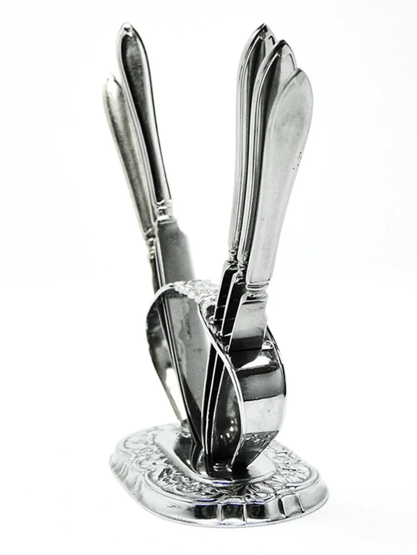 Art Deco Messerständer, Schweden, 1930er, 7 Set