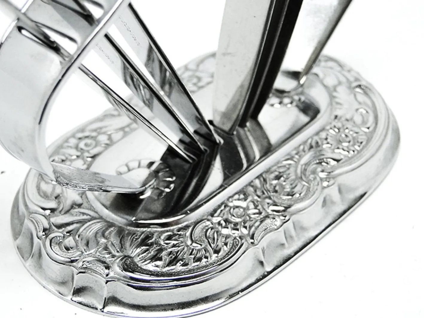 Art Deco Messerständer, Schweden, 1930er, 7 Set