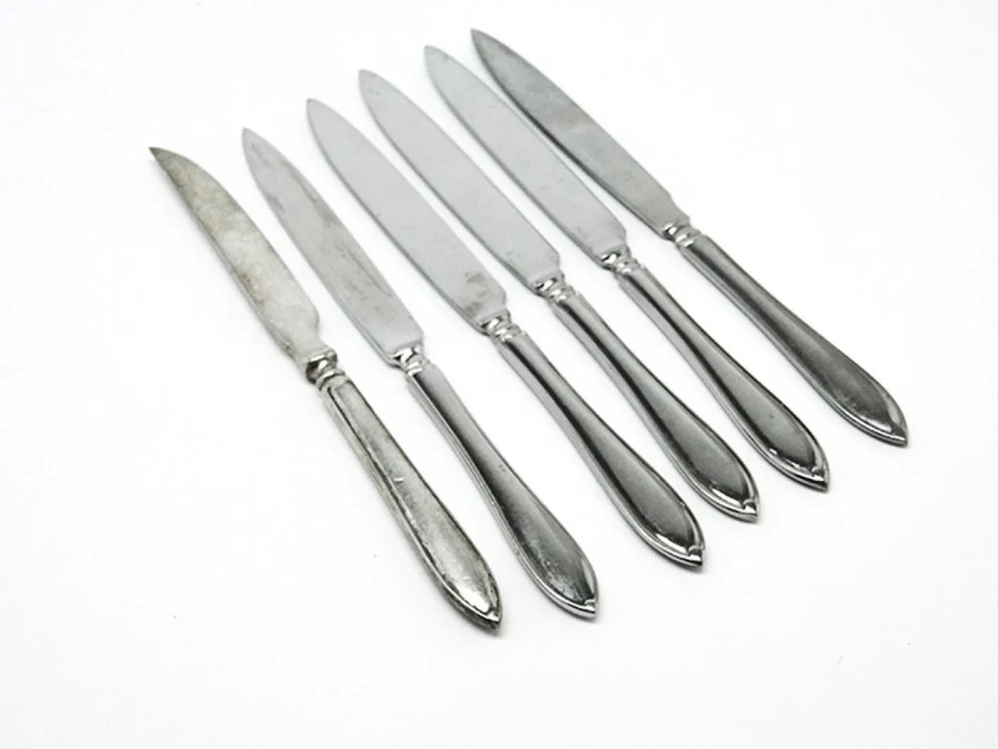 Art Deco Messerständer, Schweden, 1930er, 7 Set