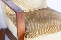 Art Deco Palisander Sitzgarnitur mit Couchtisch, Frankreich, 1920er, 5 . Set