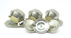 Art Deco Salzbehälter Set, Polen, 1950er, 4 . Set