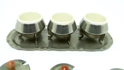 Art Deco Salzbehälter Set, Polen, 1950er, 4 . Set