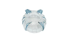 Art Deco Salzhalter von Zabkowice Glassworks, Poland, 1930er
