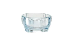 Art Deco Salzhalter von Zabkowice Glassworks, Poland, 1930er