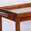 Art Deco Servierwagen aus Eiche & Glas von Thonet, 1920er