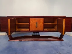 Art Deco Sideboard mit Barschrank von Osvaldo Borsani, Italien, 1940er