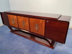 Art Deco Sideboard mit Barschrank von Osvaldo Borsani, Italien, 1940er