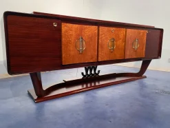 Art Deco Sideboard mit Barschrank von Osvaldo Borsani, Italien, 1940er